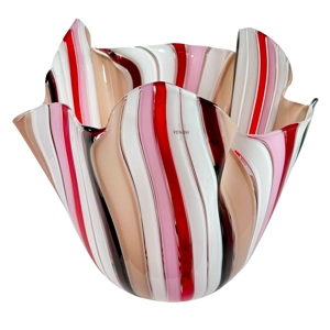 Murano glass vase - Fazzoletto - F. Bianconi for Venini 2010