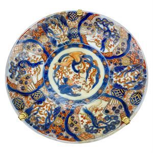Imari porcelain plate - Japan 19th century