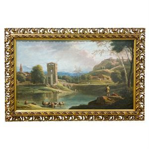 Oil on canvas - Marco Ricci - Italy 18th century