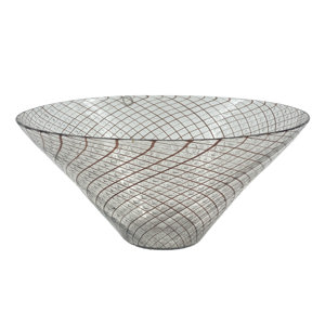 Coppa in vetro di Murano - Carlo Scarpa per Venini 1976