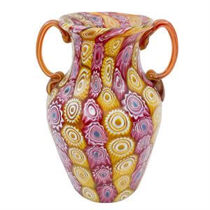 Murano glass amphora - Fratelli Toso - Italy early 1900s