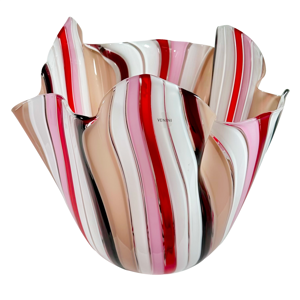 Vaso in vetro di Murano - Fazzoletto - F. Bianconi per Venini 2010