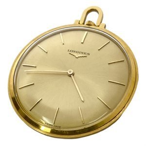 Orologio da tasca in oro 18 karati - Longines - Svizzera anni '60