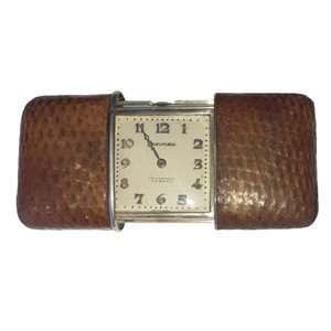 Silver pocket watch - Movado Ermeto - Switzerland 1930s